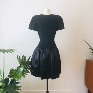 80s Morton Myles LBD / Vintage Party Dress / 80s Dress