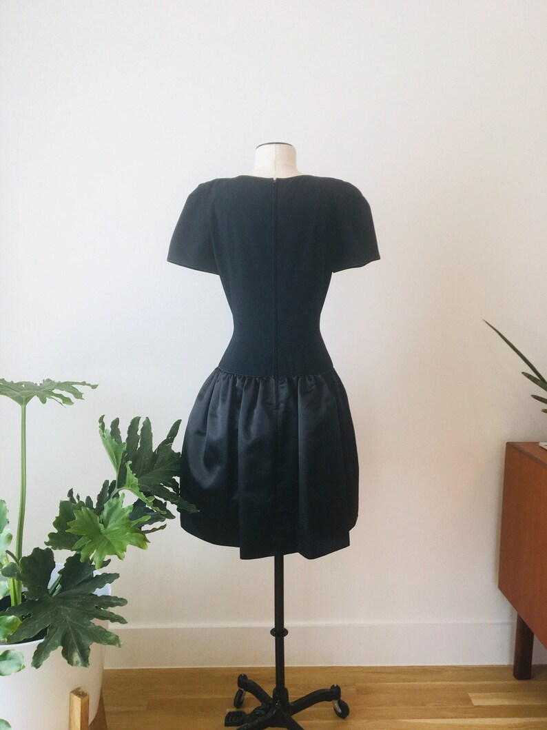 80s Morton Myles LBD / Vintage Party Dress / 80s Dress