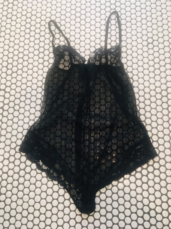 Vintage Teddy / Vintage Lingerie / 60s Teddy/ Lace