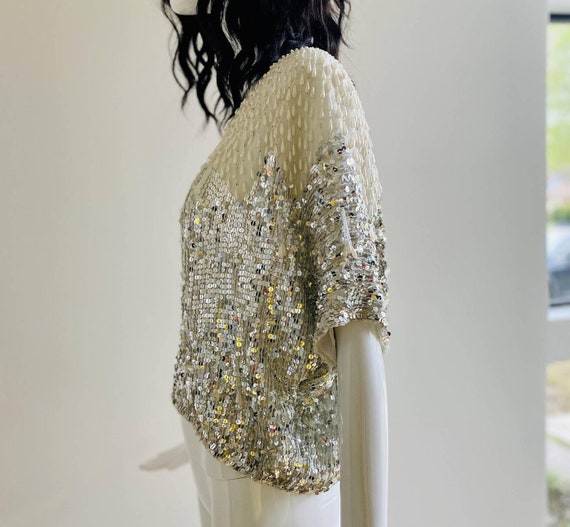 neiman marcus sequin tops