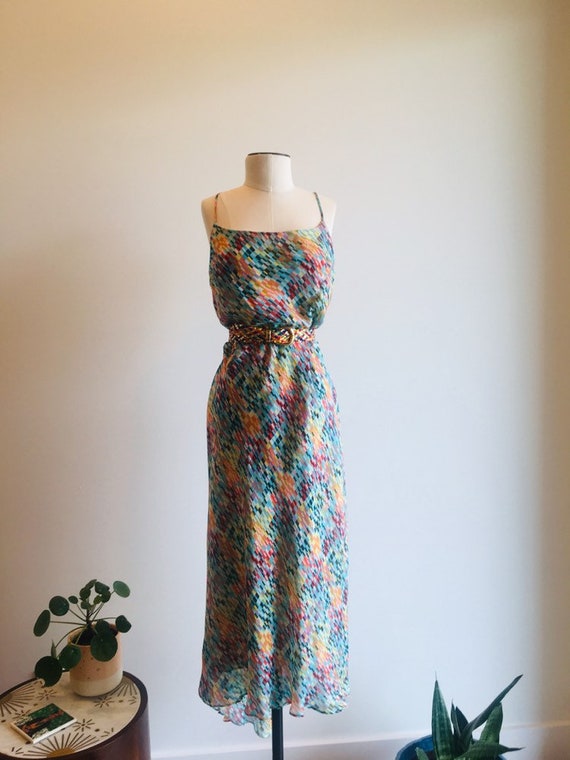 90s silk slip dress