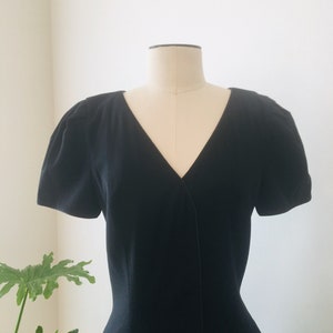 80s Morton Myles LBD / Vintage Party Dress / 80s Dress