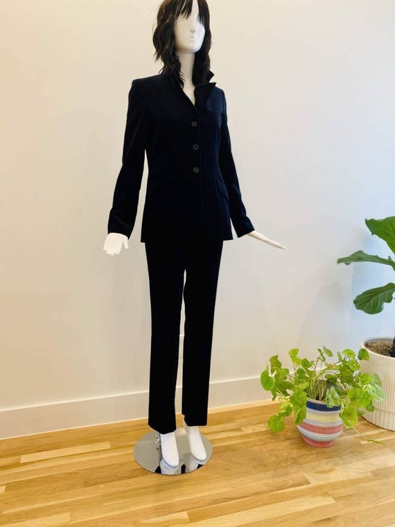 Paul and Joe Blue Velvet Women's Suit / French Str