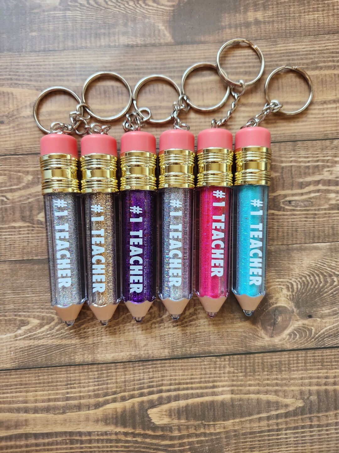 Keychains Teacheres Teacher Keychains, Teacher Gifts, Teacher Appreciation, Pencil ...