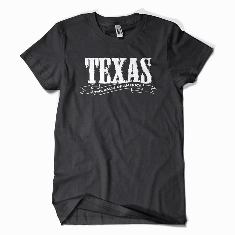 Texas the Balls of America Funny Tshirt Ranch Horses Rodeo - Etsy