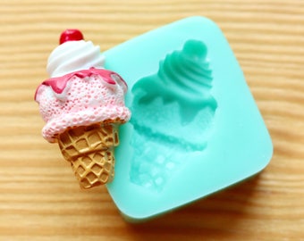 Whipped Cream Ice Cream Cone Mold