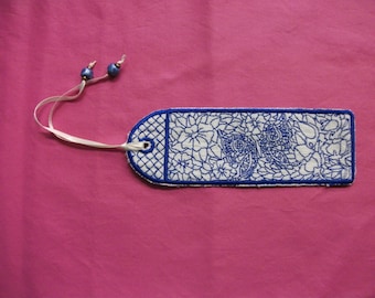 Embroidered book mark