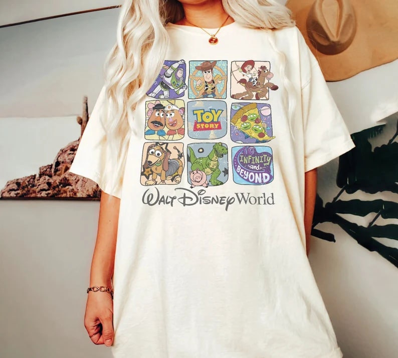 Retro Toy Story Friends Comfort Colors Shirt Disney Pixar - Etsy