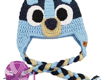 Gorro Bluey / Häkelarbeit Adriana
