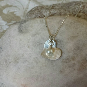 Godmother Necklace,Godmother Gift,Aunt Necklace,Goddaughter Gifts,Silver Heart Necklace,Mom Necklace,Bridesmaid Necklace,Mother&#39;s Day gift,