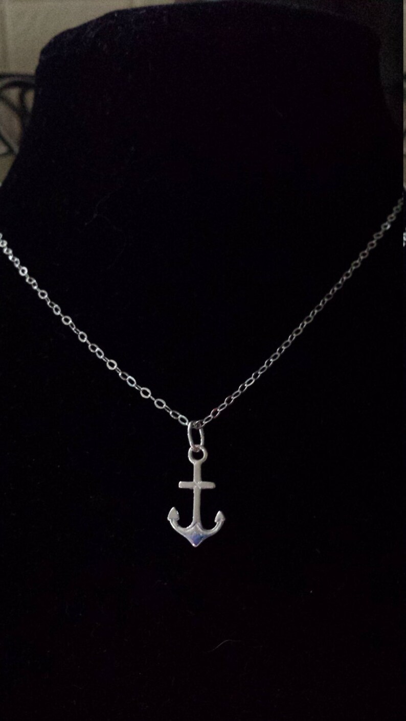 Inspirational Necklace Hope Necklace Silver Hope Necklace Etsy