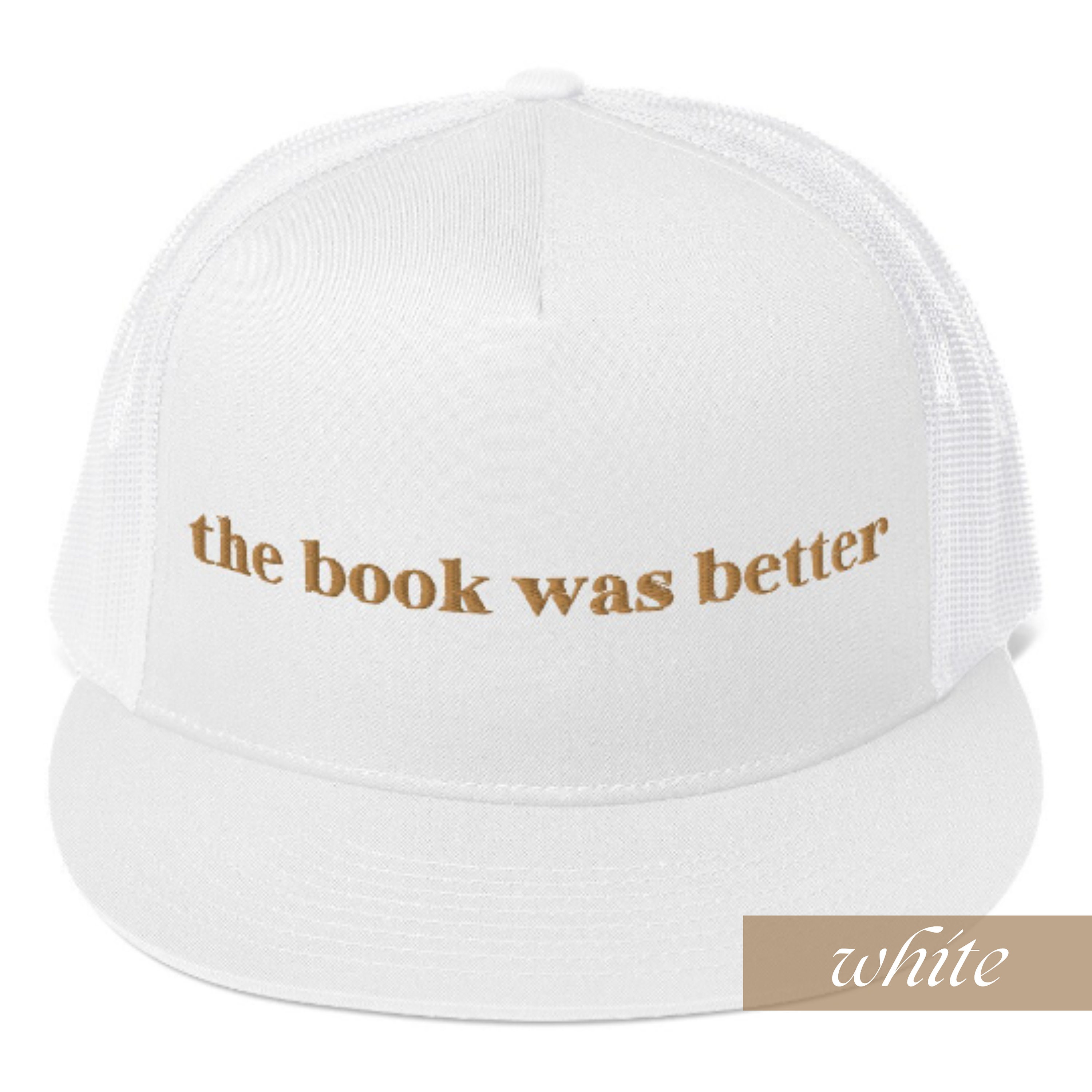 The Book Was Better Trucker Hat - Etsy Israel display picture 2