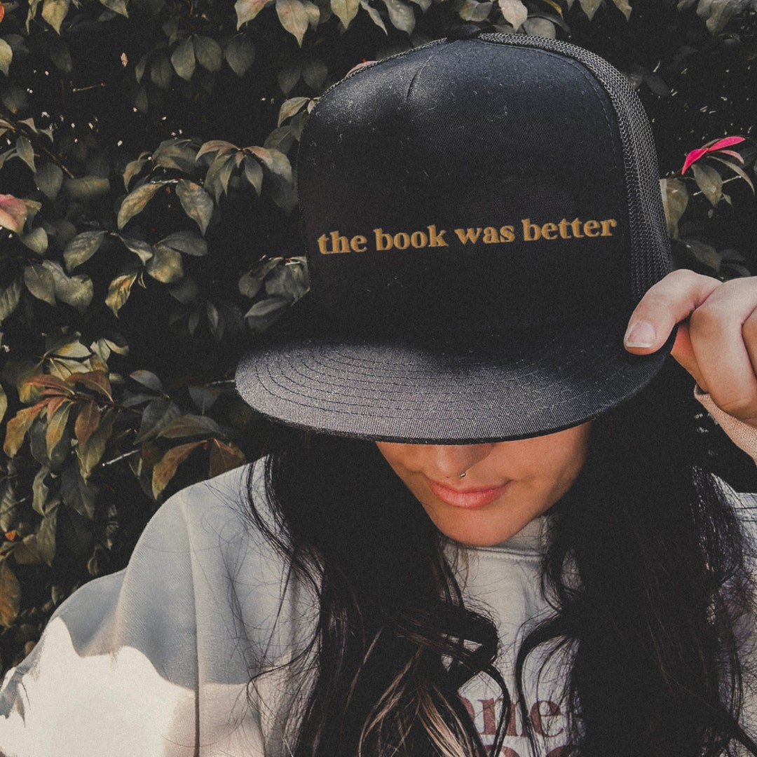 The Book Was Better Trucker Hat - Etsy display picture 3