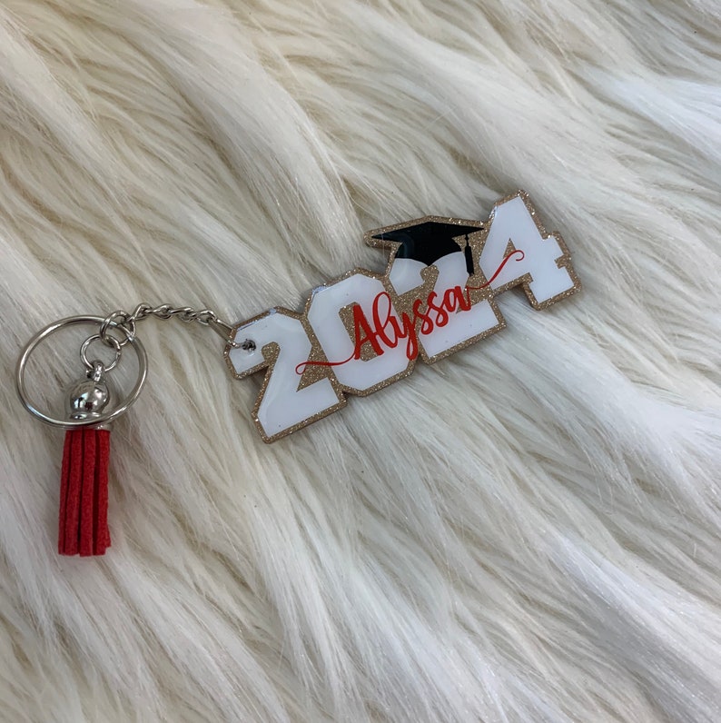 Personalized 2024 Graduate Keychain Etsy