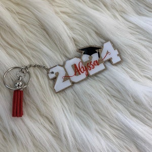 Personalized Graduate Keychain