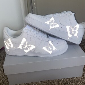 reflective butterfly air force 1