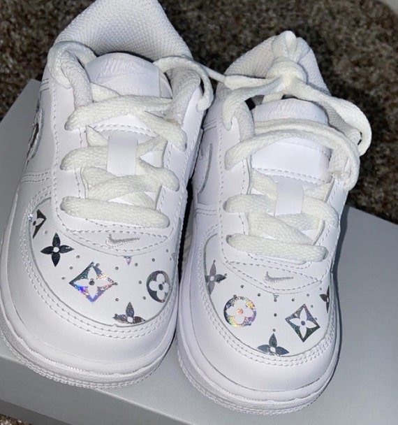 holographic butterfly air force ones