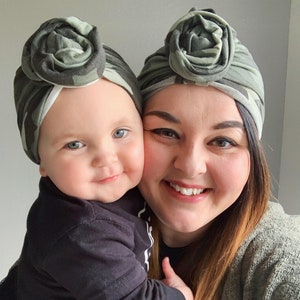 Mommy and Me Turban hats/ Toddler turban