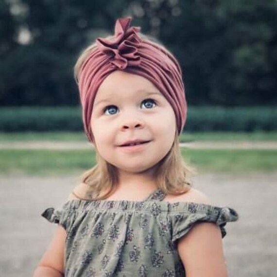 ruffle turban baby