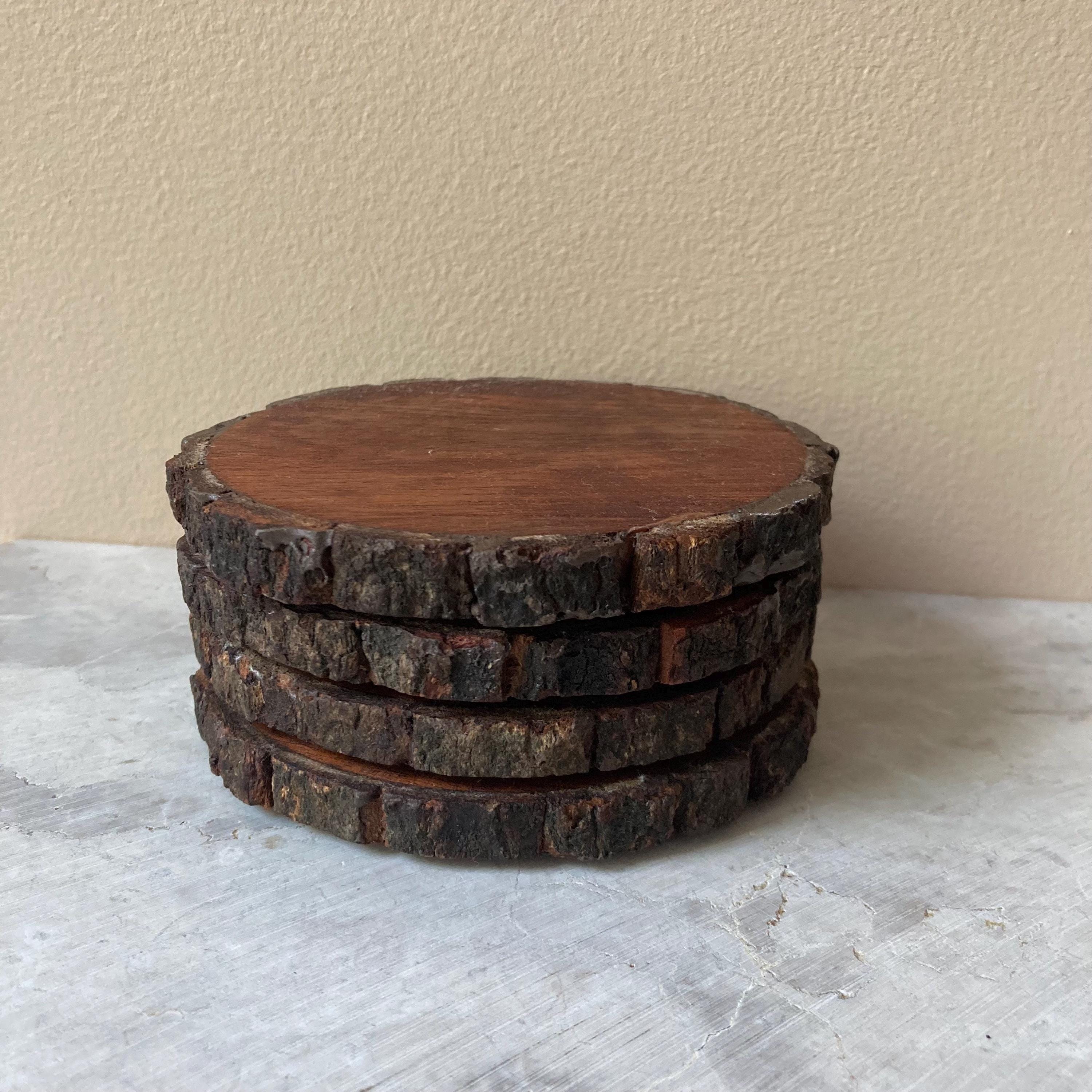 Tree Bark Coasters