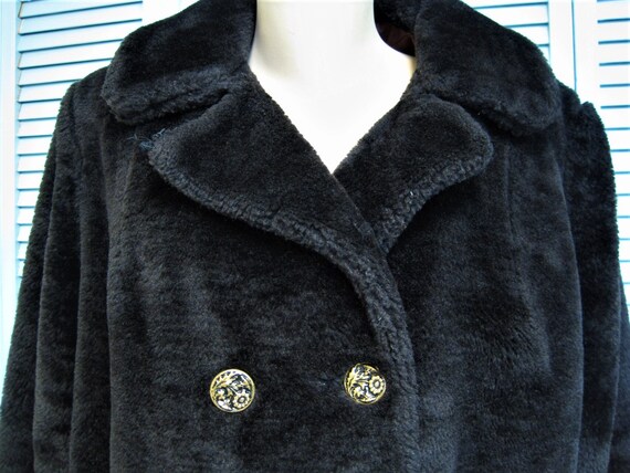 Vintage 70s Brown Plush Fur Teddy Coat - image 7