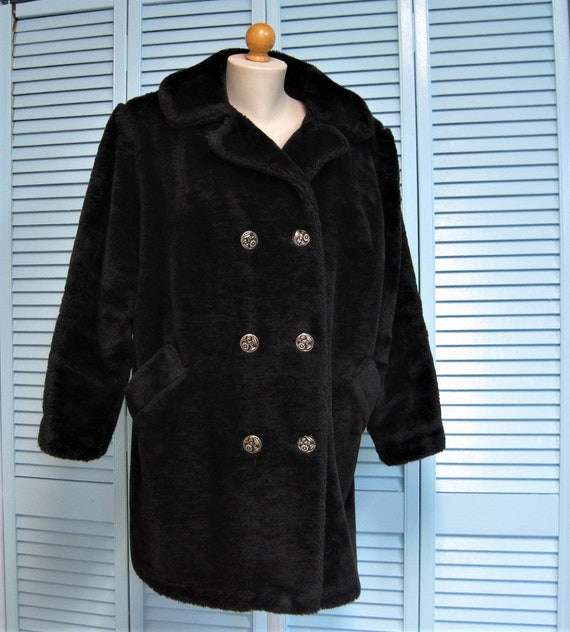 Vintage 70s Brown Plush Fur Teddy Coat - image 4