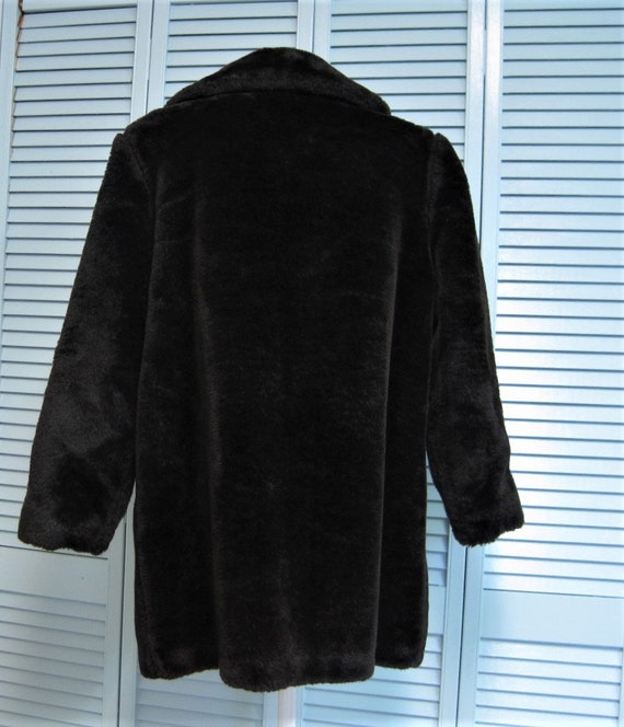 Vintage 70s Brown Plush Fur Teddy Coat - image 6