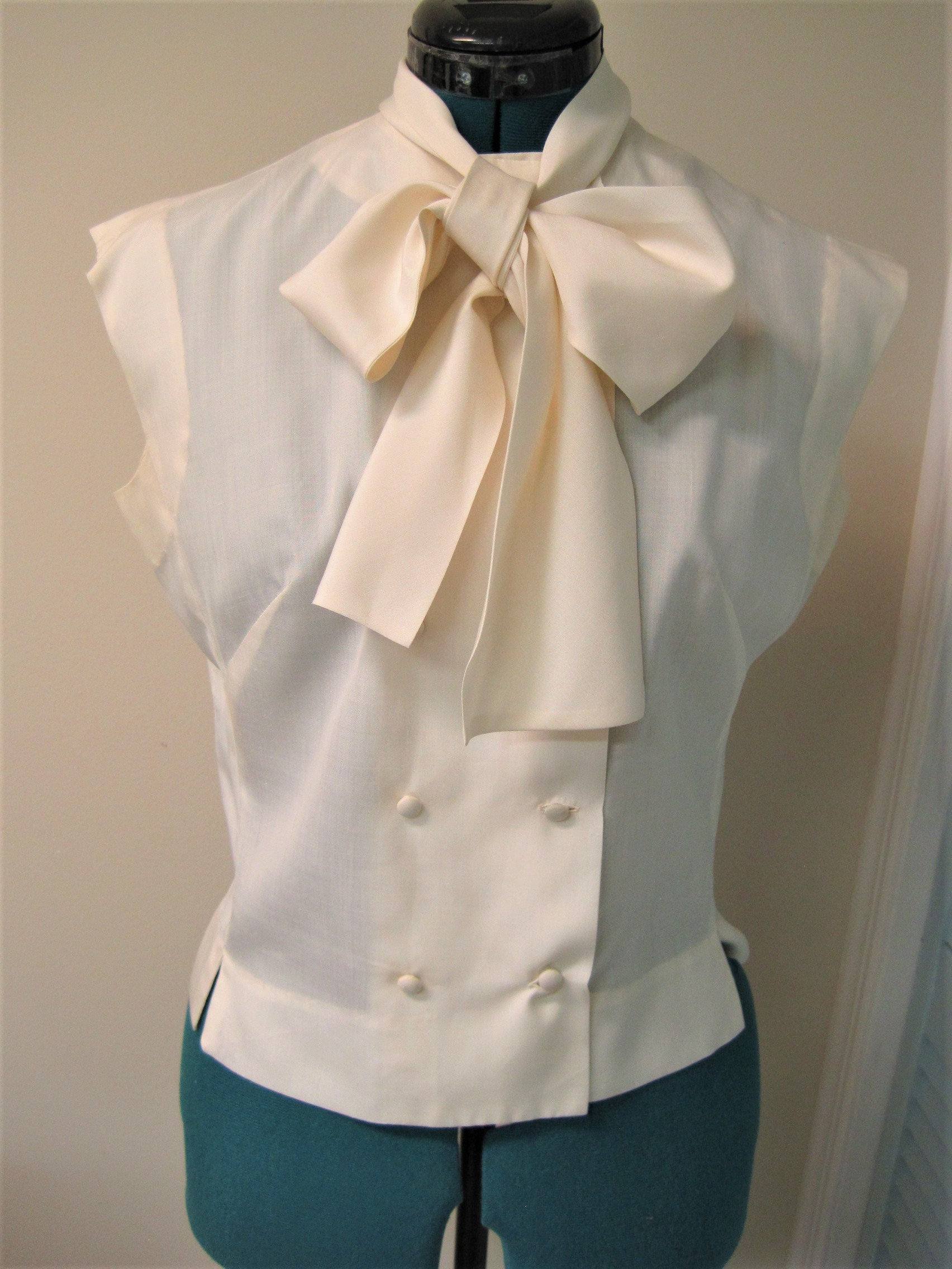 Silk Bow Blouses - Etsy Silk Bow Blouses - Etsy
