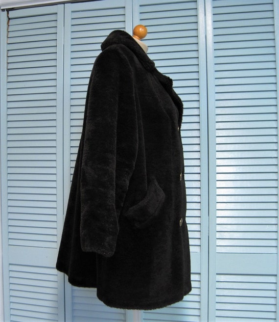 Vintage 70s Brown Plush Fur Teddy Coat - image 5