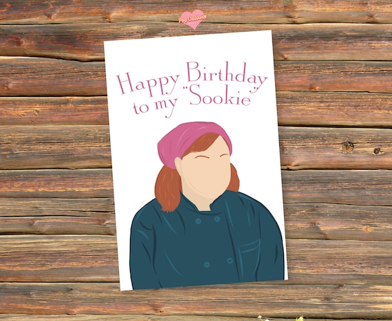 Gilmore Girls Birthday Card Sookie St. James Birthday Greeting | Etsy