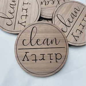 Dishwasher Magnet - Clean/Dirty - Digital Cut File