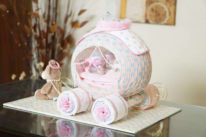 Cinderella Prinzessin Kutsche Windel Kuchen | Etsy