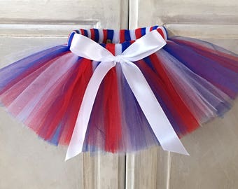 red white blue tutu skirt
