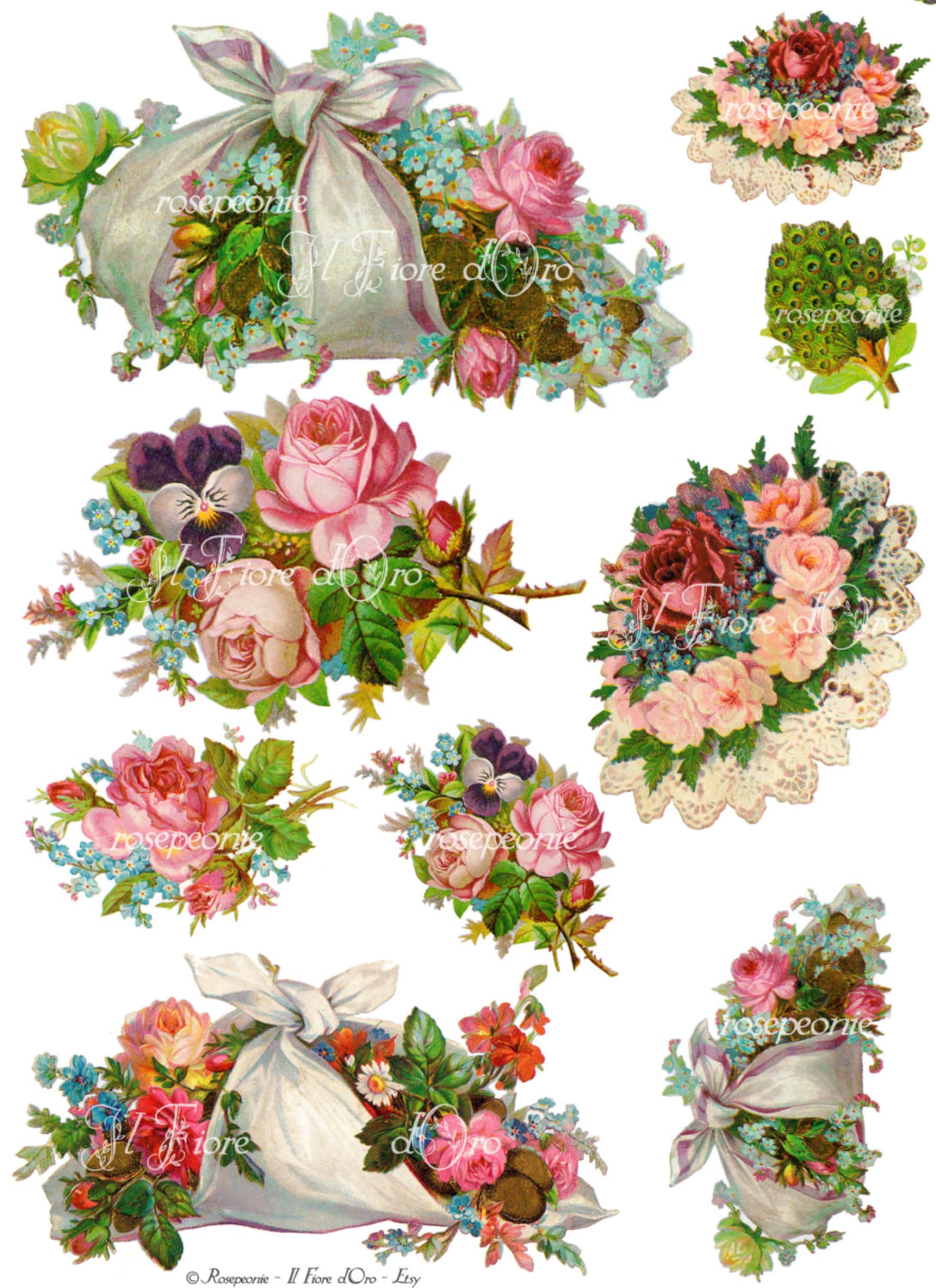 Victorian Bouquets And Bundles Of Flowers With Roses Beautiful victorian-bouquets-and-bundles-of-flowers-with-roses-beautiful