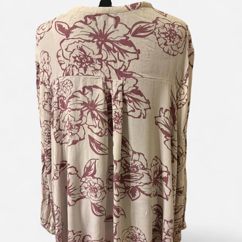 Túnica/vestido vintage de Free People, estilo único y hermoso, talla pequeña. imagen 6