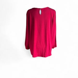 Adrianna Papell rote Bluse Größe XL Bild 6