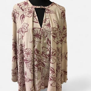 Túnica/vestido vintage de Free People, estilo único y hermoso, talla pequeña. imagen 4