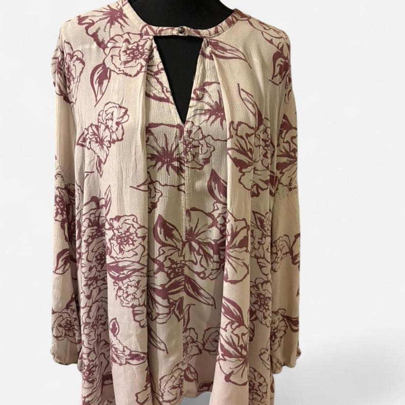 Túnica/vestido vintage de Free People, estilo único y hermoso, talla pequeña. imagen 4