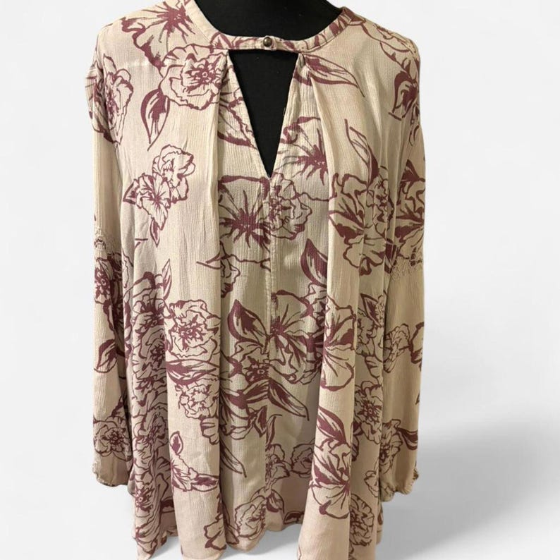 Túnica/vestido vintage de Free People, estilo único y hermoso, talla pequeña. imagen 1