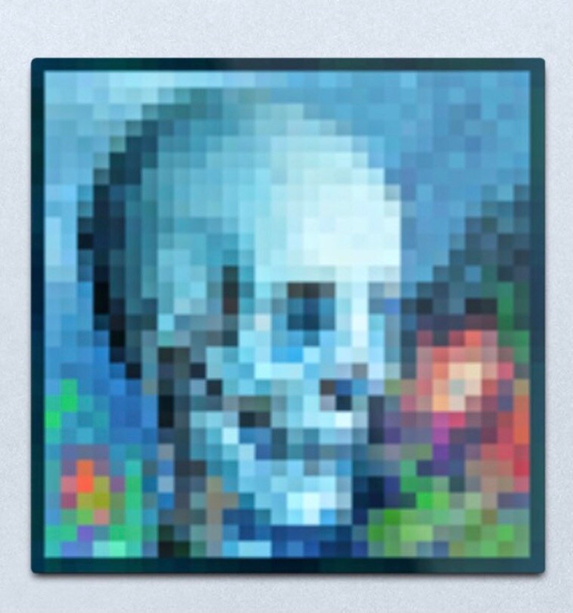 3d pixel puzzle skull rose 3d pixel puzzle skull rose