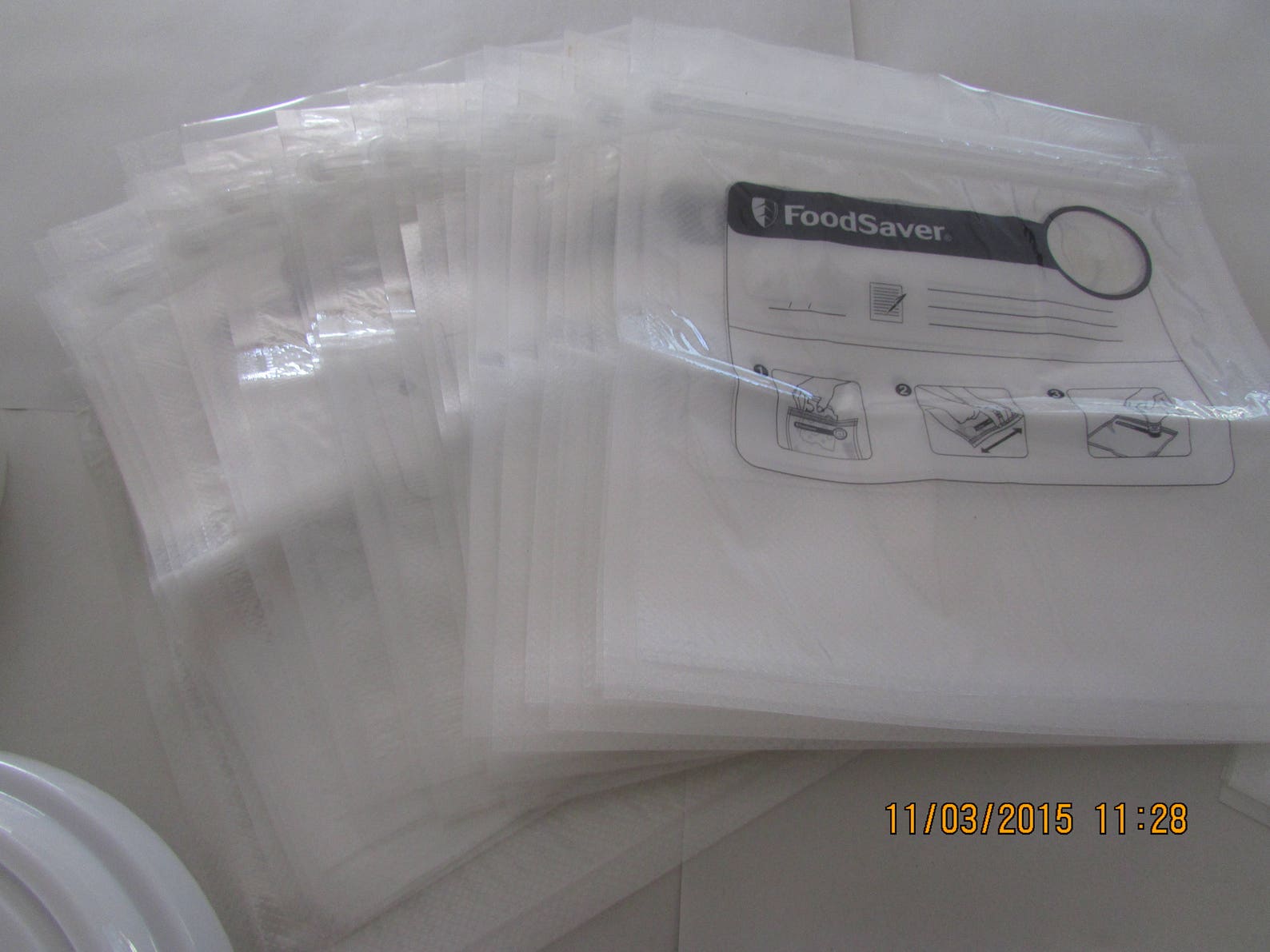 Foodsaver Freshsaver Refrigerator Freezer Quart Zipper Vacuum Sealing