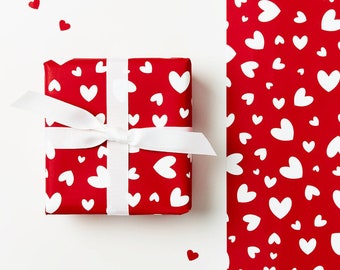 valentines gift wrap etsy
