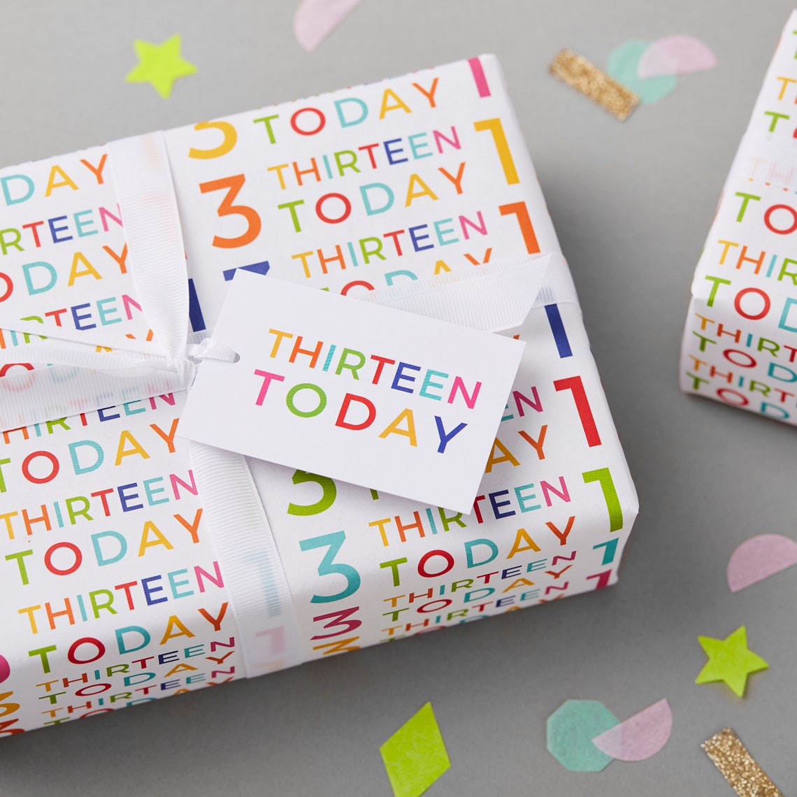 13th birthday wrapping paper
