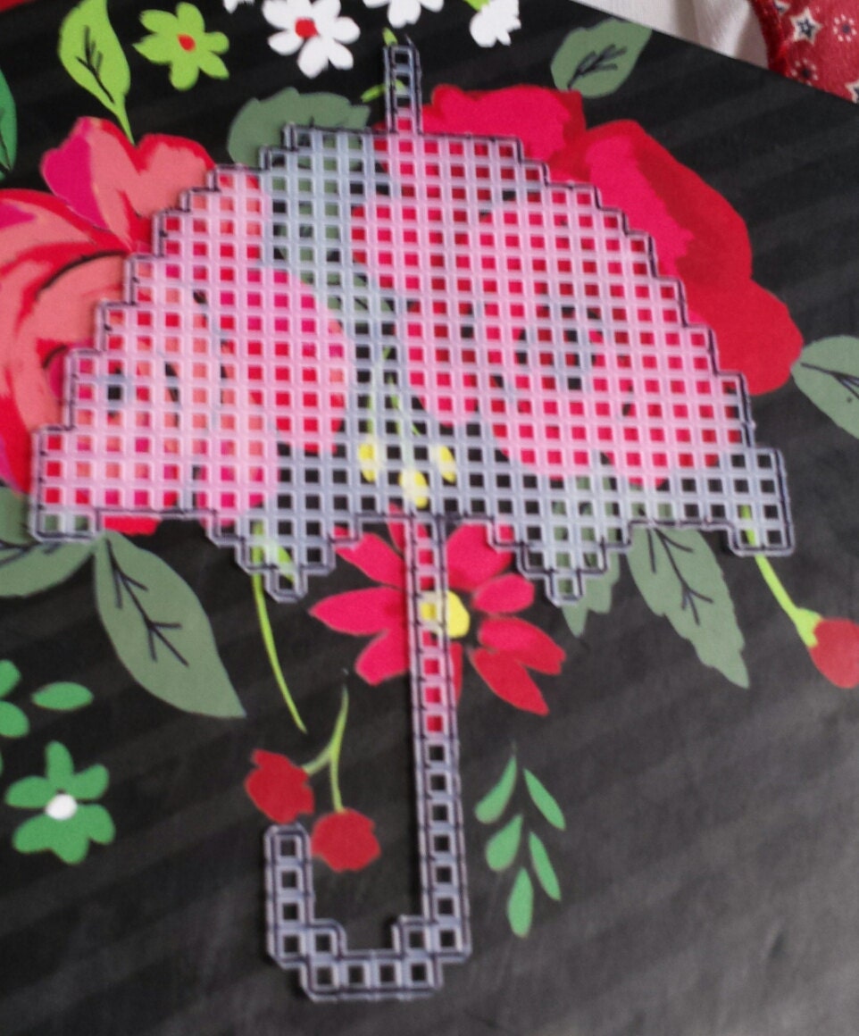 Pre Cut Plastic Canvas Umbrella Etsy