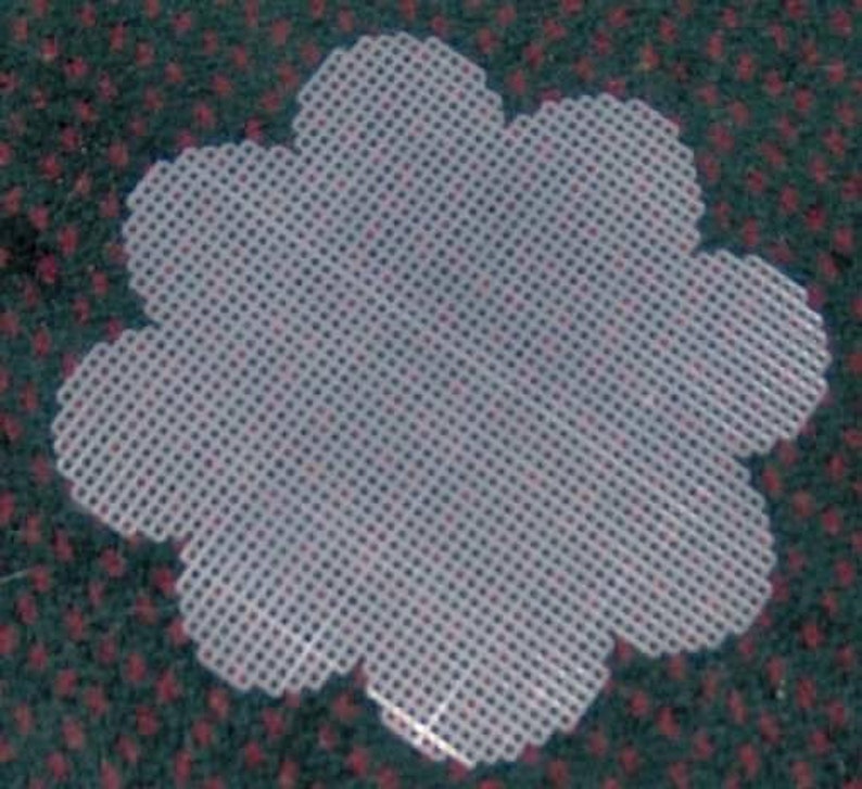 Pre Cut Plastic Canvas Flower Placemats Etsy