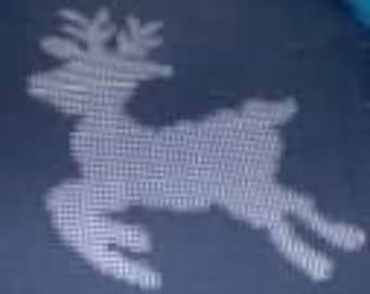 pre cut plastic canvas reindeer