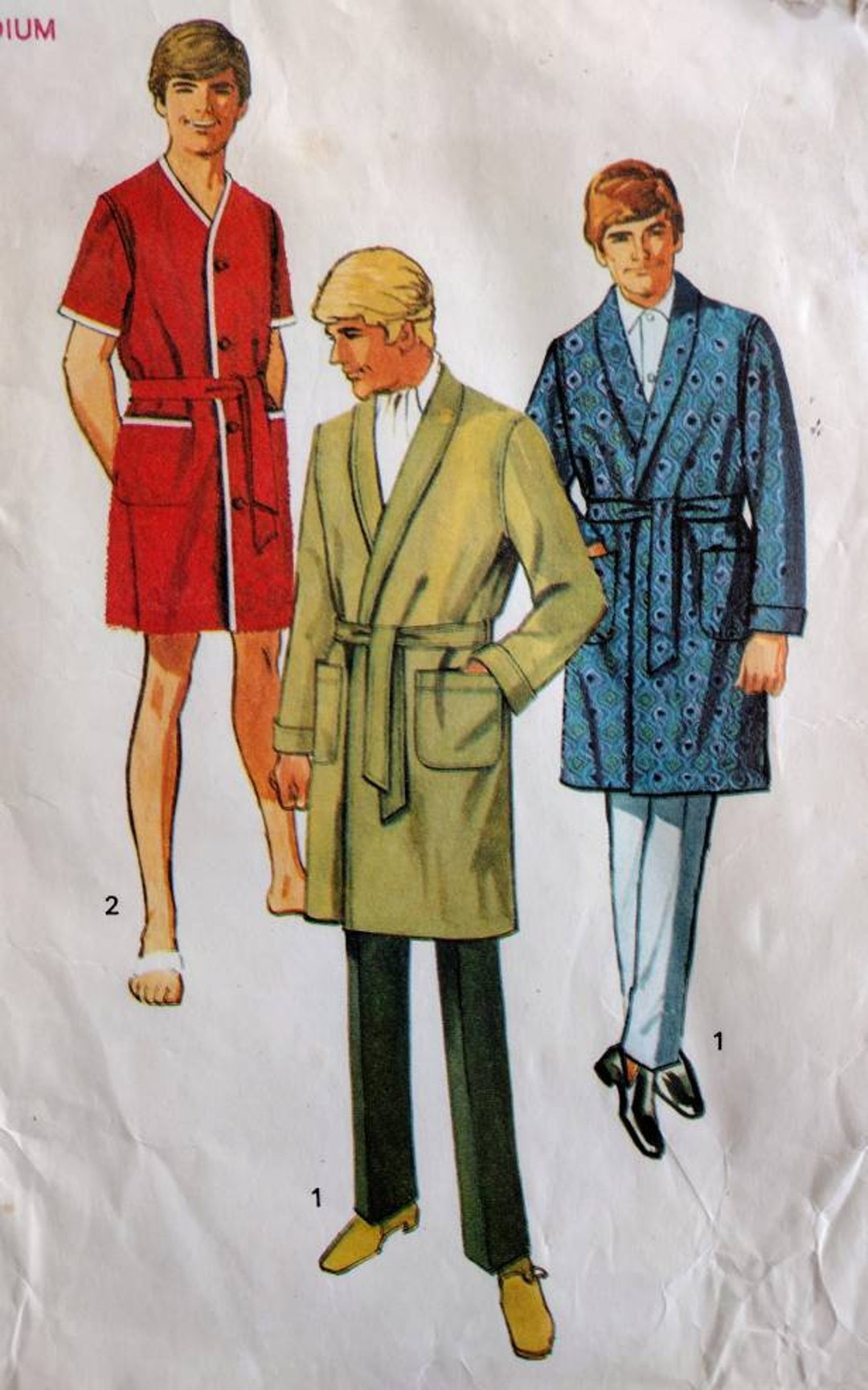 Simplicity 8637 Adult Robe Dressing Gown or Housecoat Pattern - Etsy