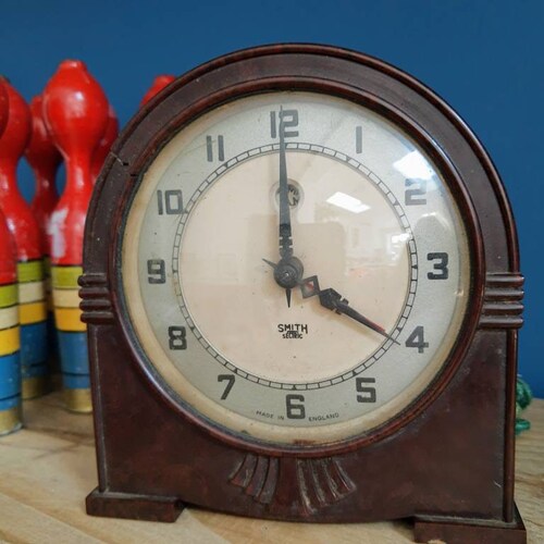 Smiths Clock Bakelite Electric Art Deco Free Standing Original Etsy UK
