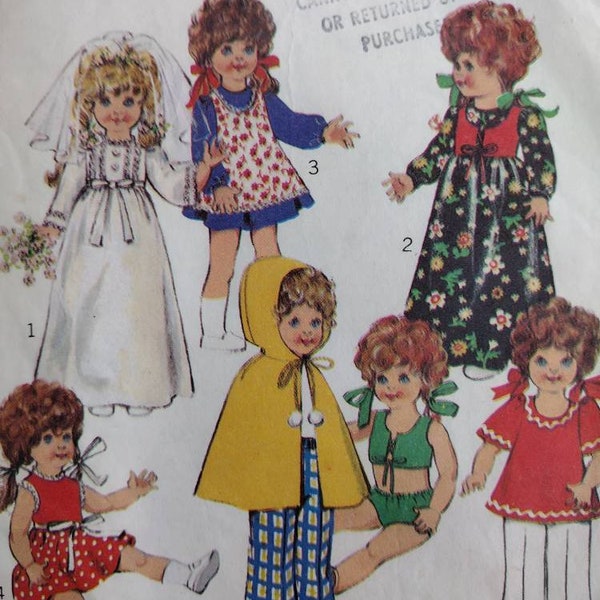 Doll Clothes Pattern Etsy UK