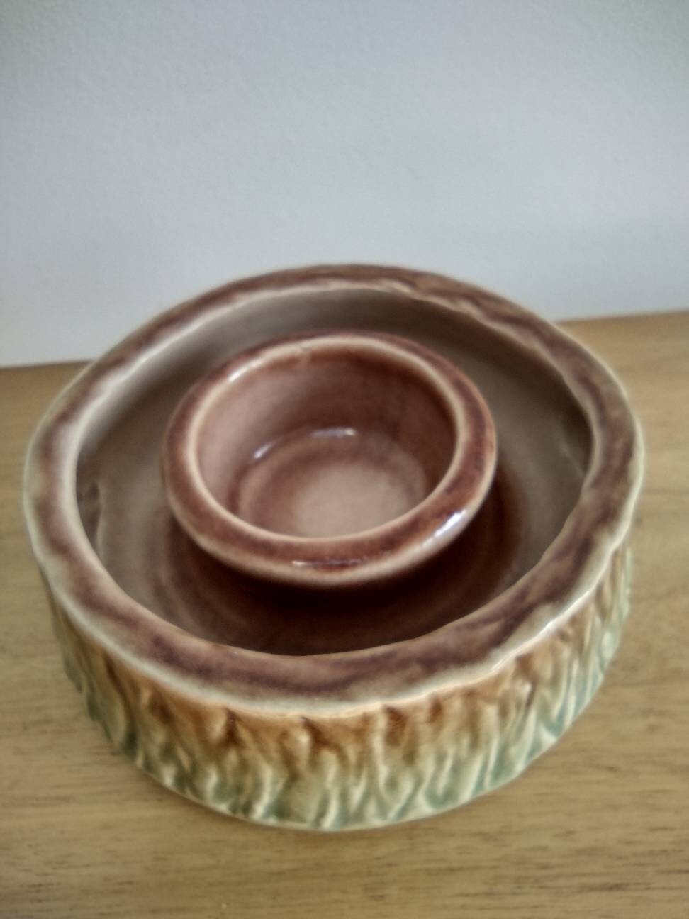 Arden Flosmaron tree trunk posy vase - flower heads - midcentury - floral display - British -tea light holder